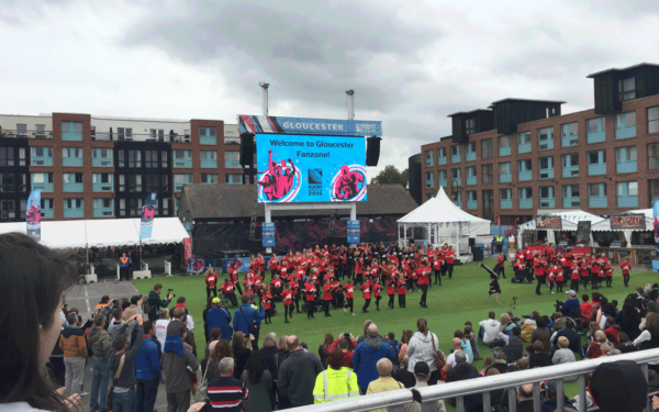 6mm Outdoor LED Screen - Rugby World Cup Fanzone